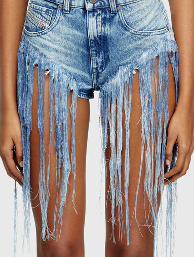 DE-JIZZ-FSG shorts with fringe - 4