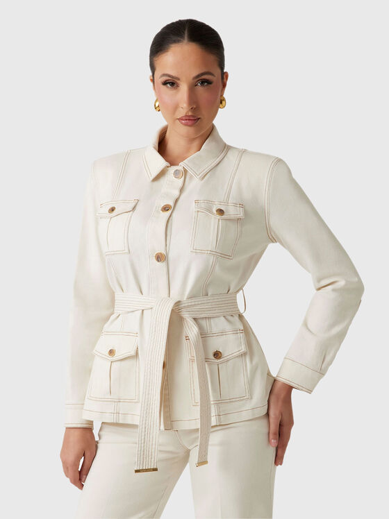 Jachetă din denim NAOMI cu cusături accentuate - 1