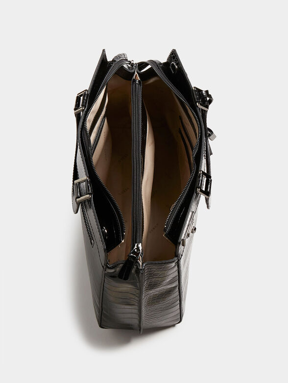 KATEY Bag with crocodile print - 4