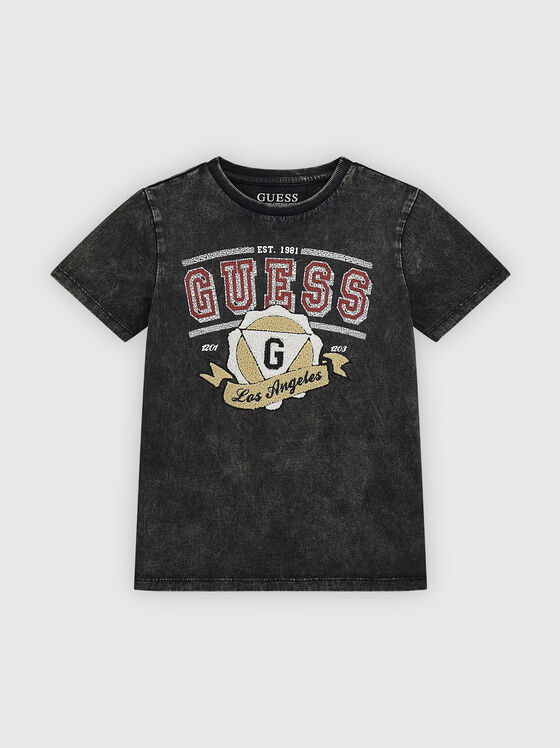 Tricou cu efect decolorat - 1