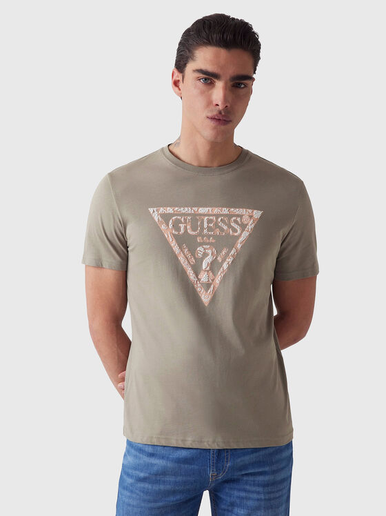 Tricou cu logo triunghiular  - 1