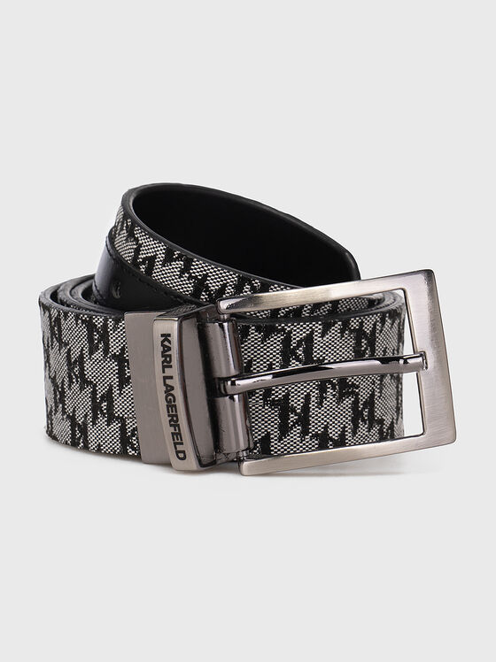 Reversible belt with logo accent - 1