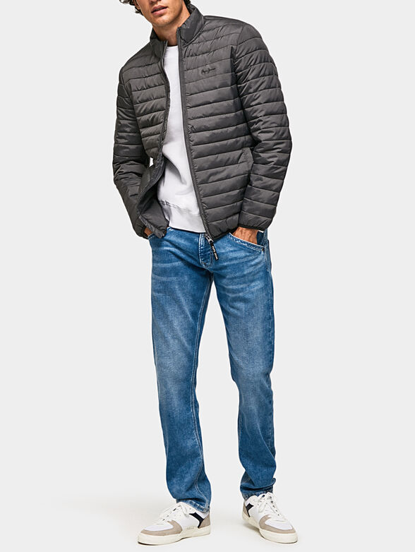 CONNEL green jacket with quilted effect - 2