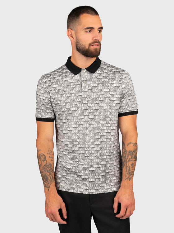 Polo-shirt with monogram print - 1