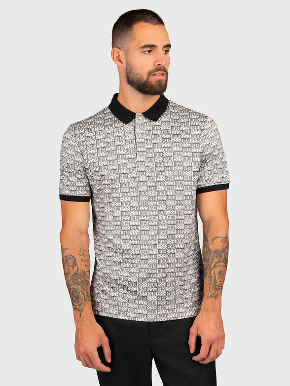 Polo-shirt with monogram print - 1