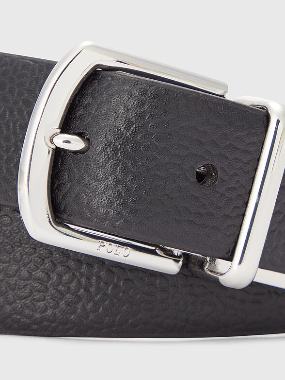 Reversible leather belt - 3