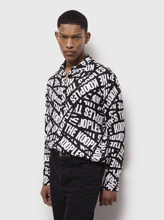 Shirt with monogram logo print - 1