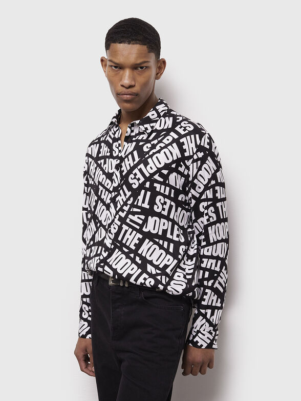 Shirt with monogram logo print - 1