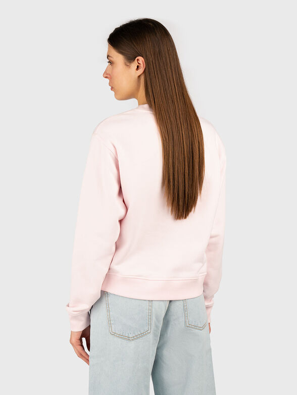 Sweatshirt with triangle logo embroidery - 3