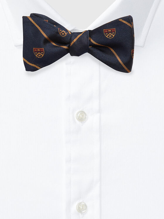 Papion albastru închis cu accent Preppy - 1