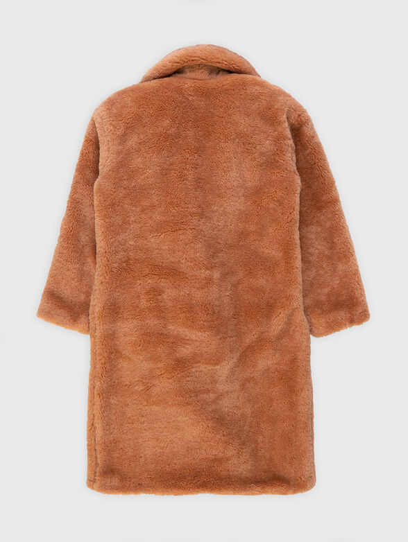 Brown fluffy coat - 2