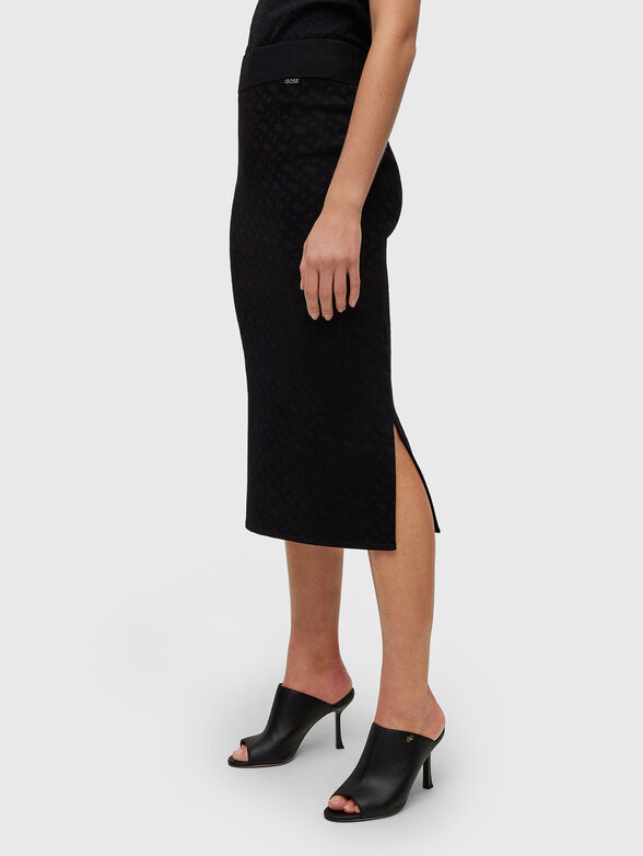 Knitted jacquard skirt - 3