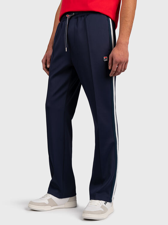 Pantaloni sport TAURI cu dungi accentuante - 1