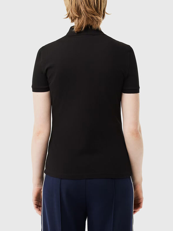 Black polo-shirt with logo  - 3