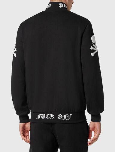 Sweatshirt with embroidered logo on the collar - 3