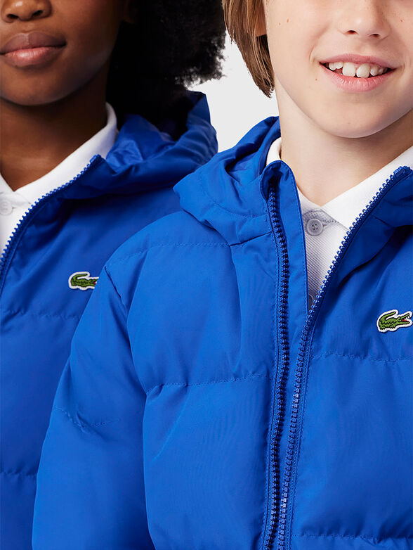 Blue jacket with hood - 4