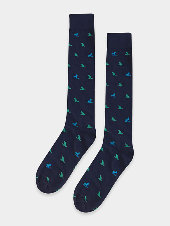 EASY LIVING socks with multicolor print - 1