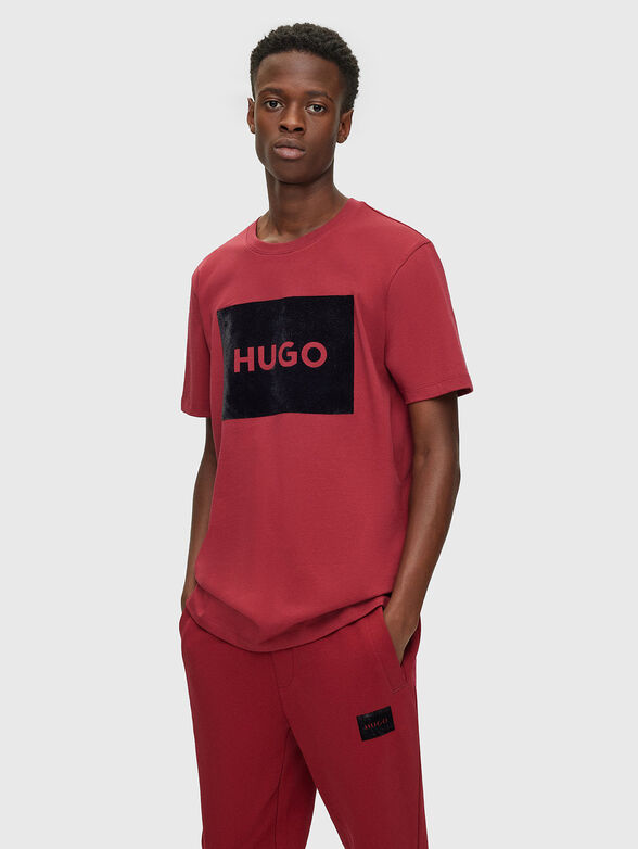 logo-print T-shirt - 1