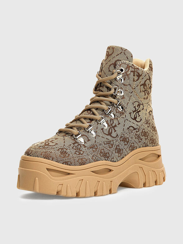 SELLEN2 sports ankle boots with logo print - 2