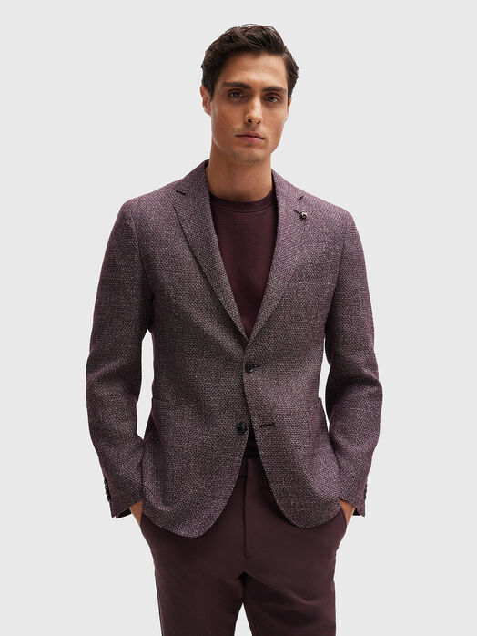HANRY jacket in burgundy