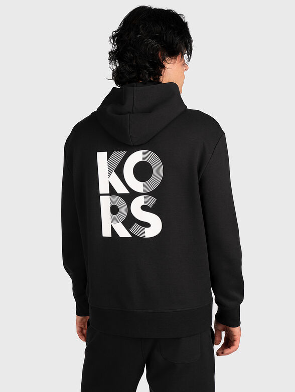 Hooded sweatshirt with logo print - 2