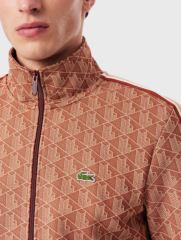 Sweatshirt with monogram print - 4