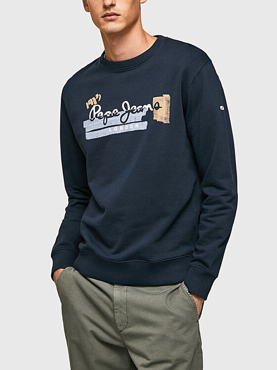 ALEXANDER sweatshirt with contrast logo - 1