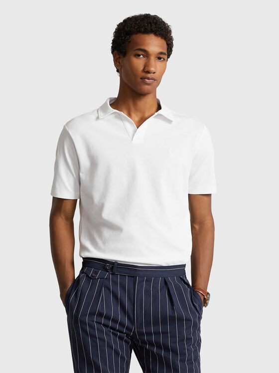 Tricou polo alb - 1