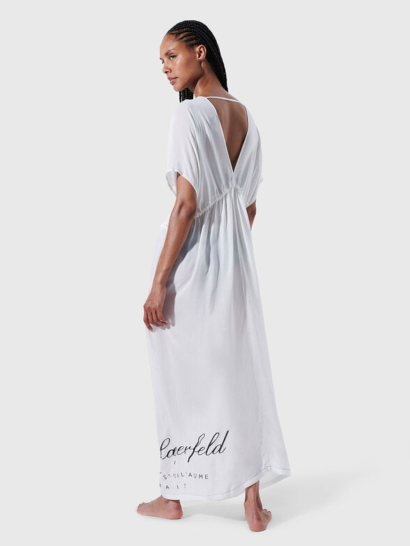 HOTEL KARL printed kaftan in black - 2