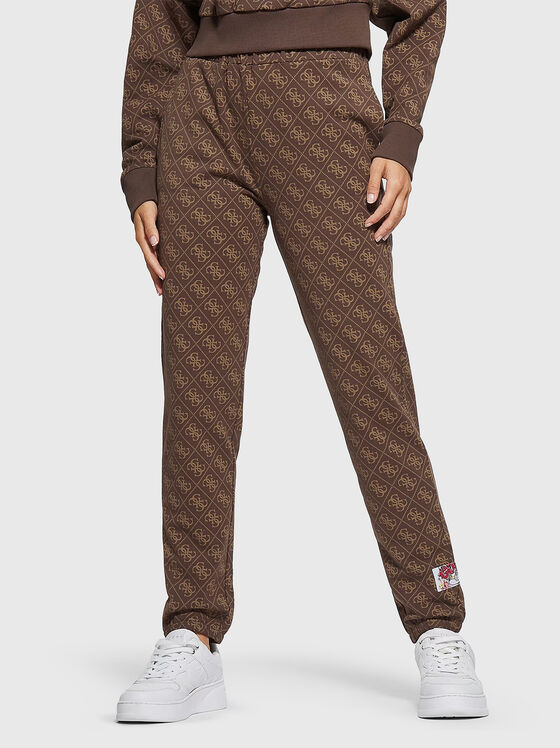 Pantaloni maro sport 4G BANKSY - 1