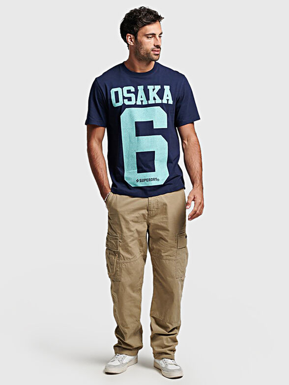 CODE CLASSIC OSAKA blue T-shirt - 2