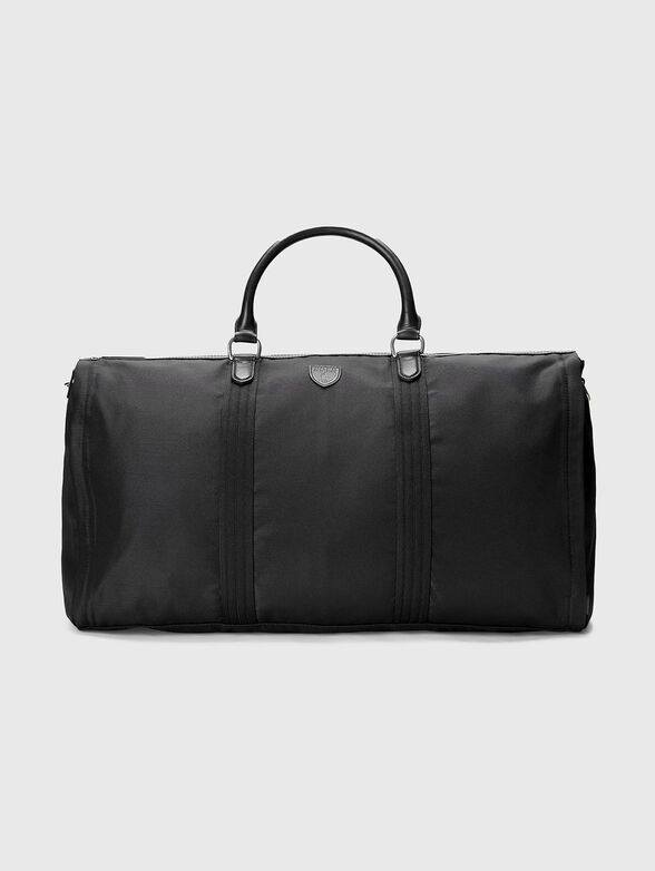 Black sports bag with logo detail - 1