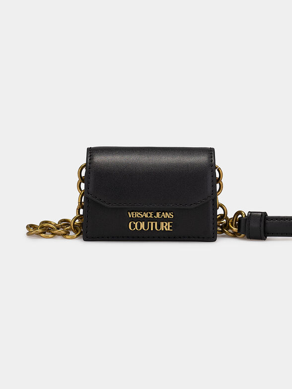 Black small bag with logo details - 1