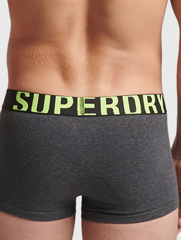 2-pack boxers with branded logo branding - 2