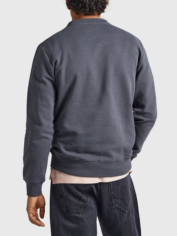Cotton sweatshirt with print  - 3