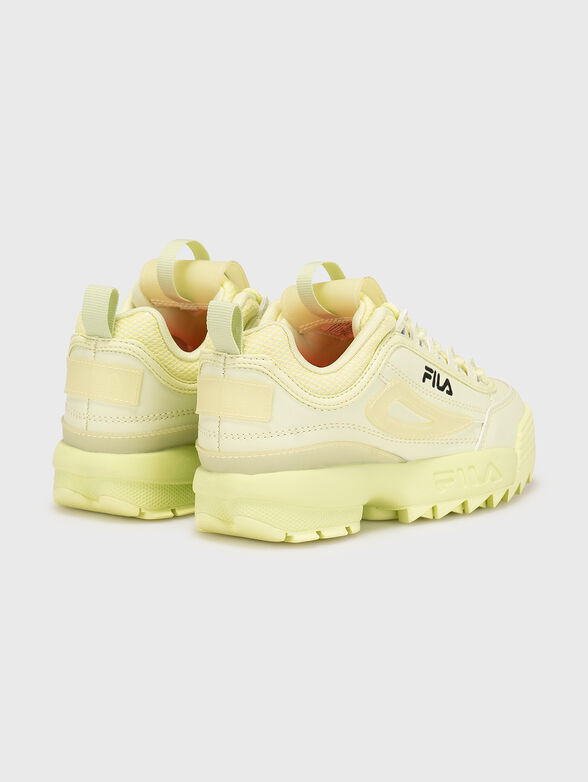 DISRUPTOR T white sports shoes with logo - 3