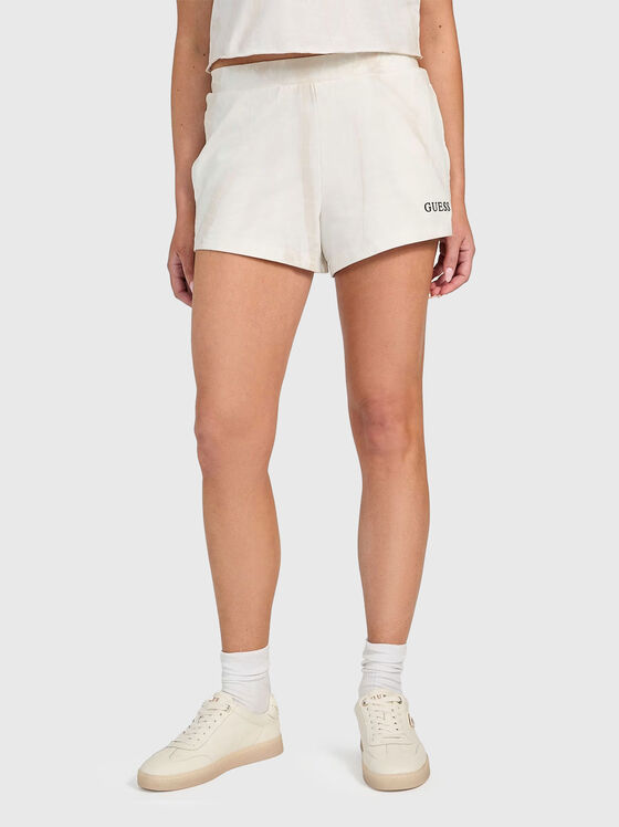 Pantaloni scurți sport cu efect tie-dye - 1