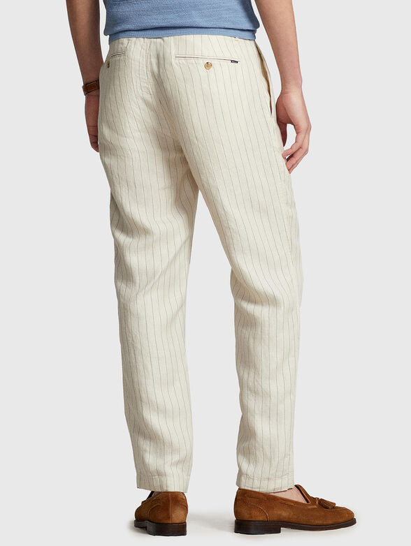 Linen blend trousers  - 2