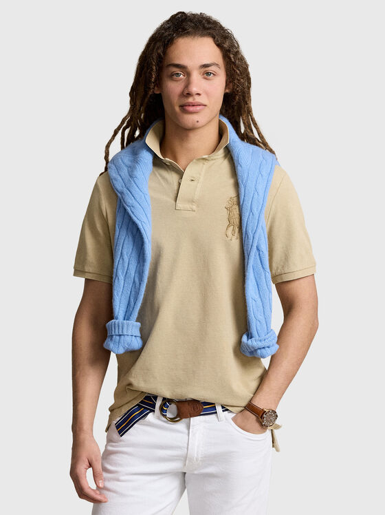 Tricou polo cu logo brodat - 1