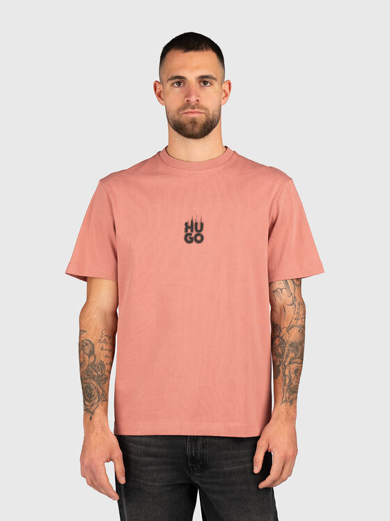 Tricou din bumbac DALSAR cu accent pe spate - 1