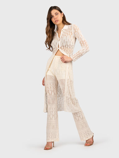 Full length knit cardigan - 5