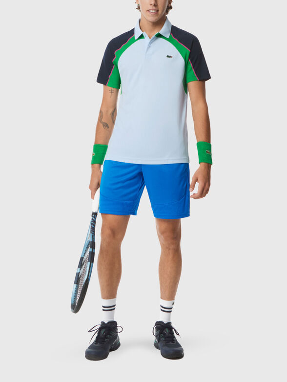 Tennis shorts with logo embroidery - 1