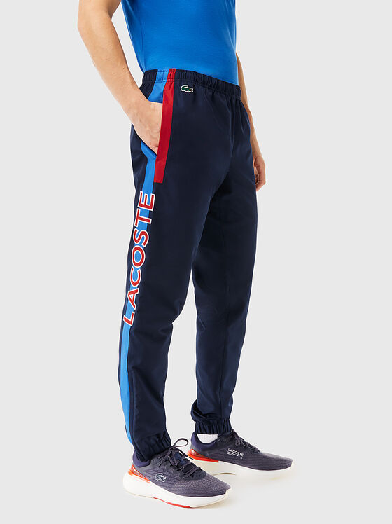 Sweatpants with contrast logo print - 1