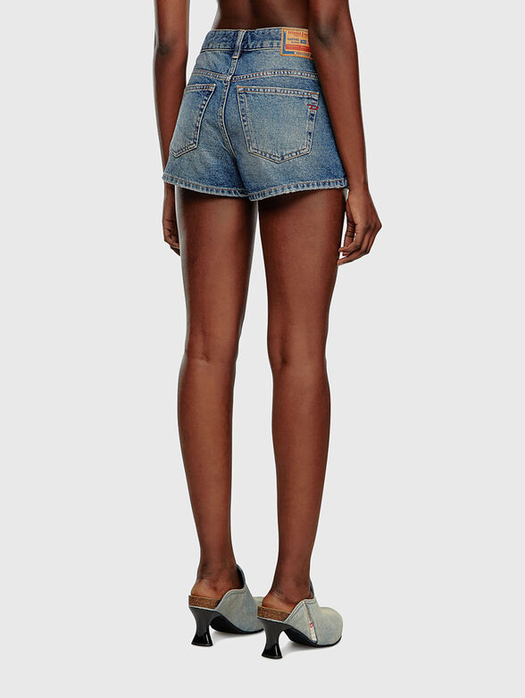 DE-YUBA denim shorts with logo - 2