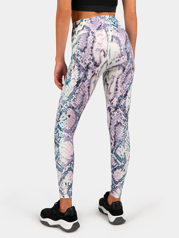 COLLYN sport leggings with snake print - 2