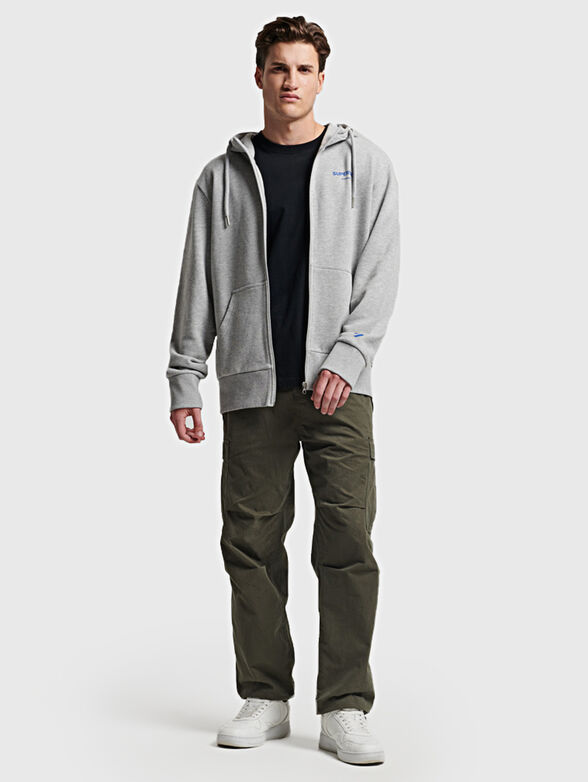 CORE SPORT black hooded sweatshirt  - 2