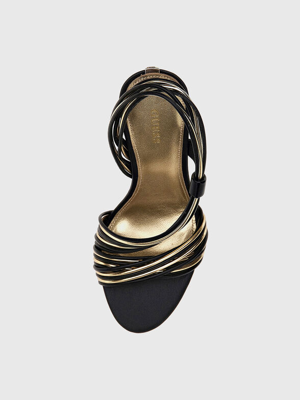 FAIZE beige sandals - 4