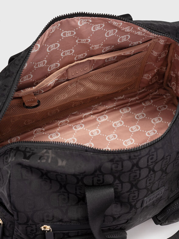 Bag with long handle and monogram logo print - 6