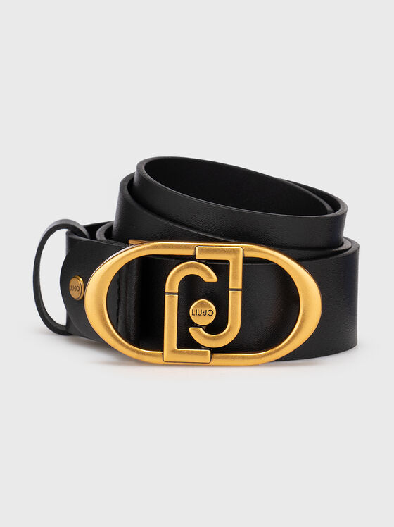 Curea din piele cu cataramă logo - 1