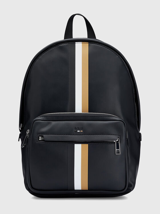 Backpack with contrasting stripes - 1